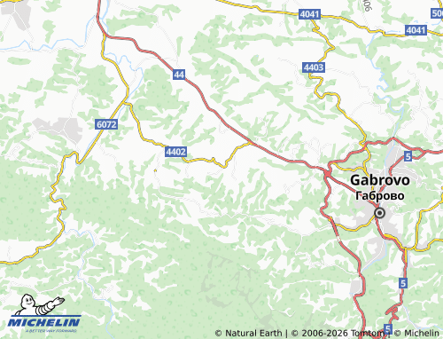 MICHELIN Raynovtsi map - ViaMichelin