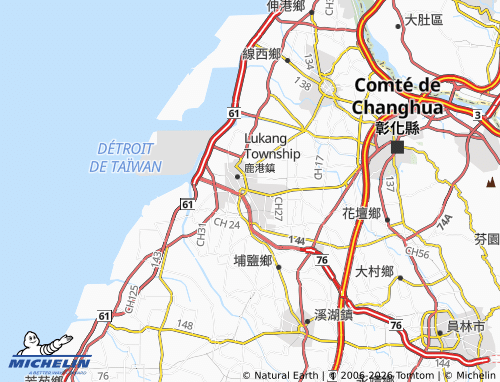 MICHELIN Fuxing Township map - ViaMichelin