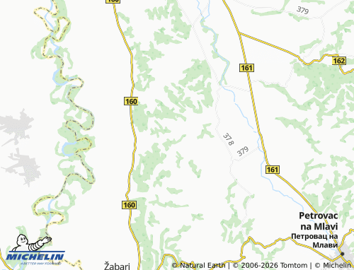 Mapa MICHELIN Tićevac - ViaMichelin