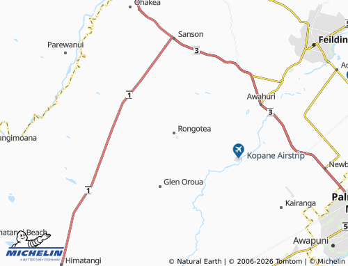 Mapa MICHELIN Rongotea - ViaMichelin