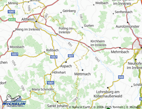 MICHELIN-Landkarte Hinterholz - ViaMichelin