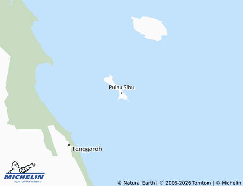 MICHELIN Pulau Sibu map - ViaMichelin