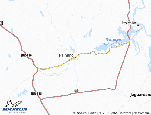 MICHELIN Palhano map - ViaMichelin