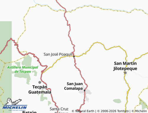 Mappa MICHELIN San José Poaquil - ViaMichelin