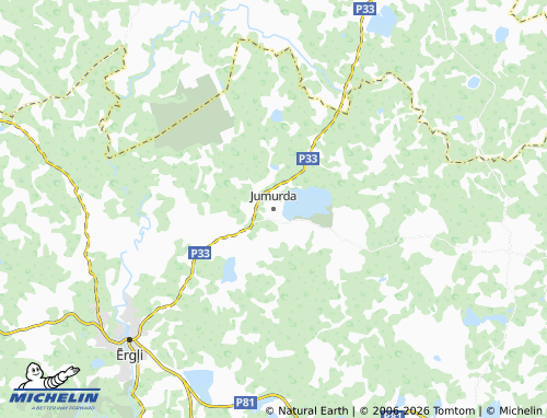 Mapa MICHELIN Jumurdas pagasts - ViaMichelin