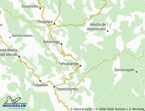 Mapa MICHELIN Tzacuala Primero - ViaMichelin