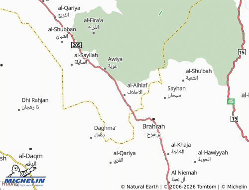 Carte MICHELIN al-Aihlaf - ViaMichelin