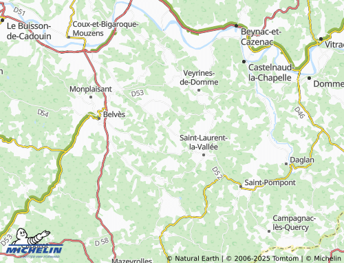 Kaart MICHELIN Grives - ViaMichelin