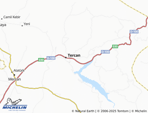 MICHELIN-Landkarte Ahmet Yesevi - ViaMichelin
