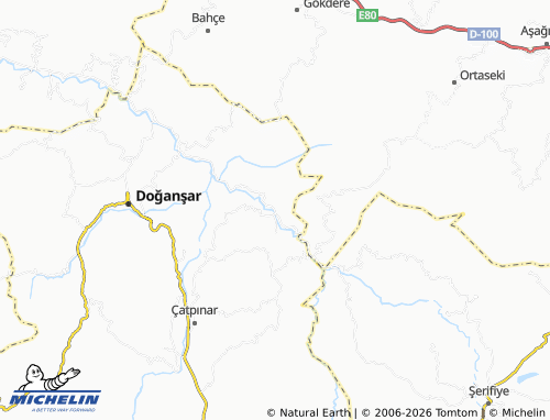 MICHELIN Karkın map - ViaMichelin