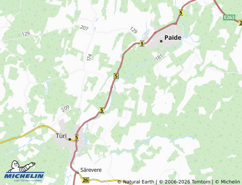 Mapa MICHELIN Poaka - ViaMichelin