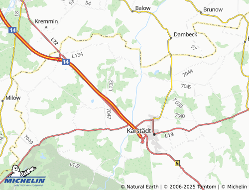MICHELIN-Landkarte Bootz - ViaMichelin
