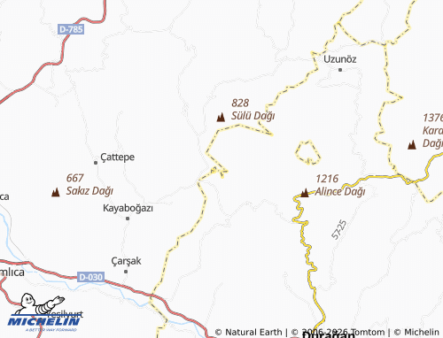 Mappa MICHELIN Dodurga - ViaMichelin
