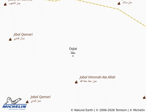 MICHELIN-Landkarte Oqlat - ViaMichelin