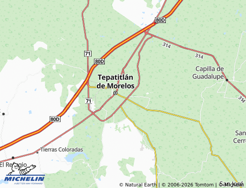 Mapa MICHELIN Lomas del Carmen - ViaMichelin