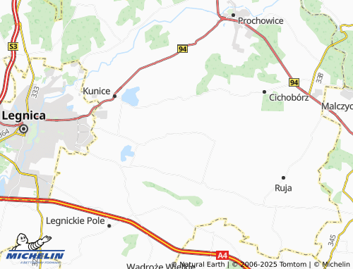 MICHELIN Rosochata map - ViaMichelin