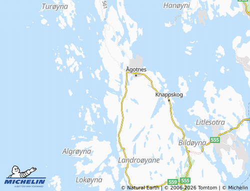 Mapa MICHELIN Kårtveit - ViaMichelin