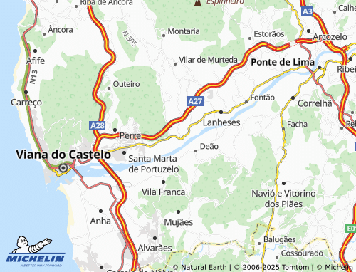 Mappa MICHELIN Torre - ViaMichelin