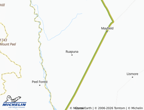 Mapa MICHELIN Ruapuna - ViaMichelin