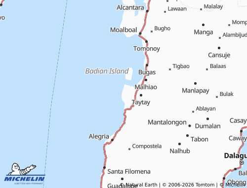 MICHELIN Lambug map - ViaMichelin