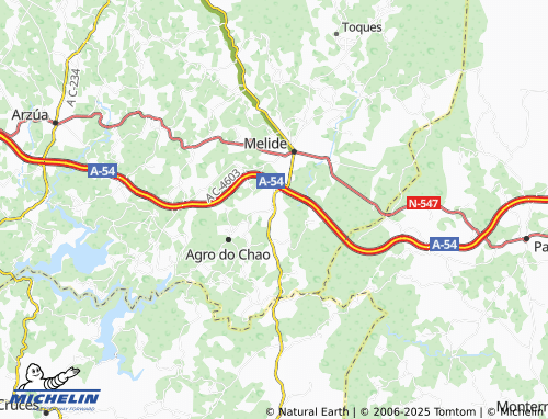 Carte MICHELIN Moldes (San Martiño) - ViaMichelin