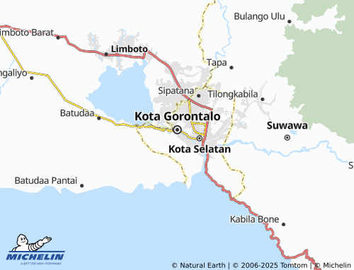 MICHELIN Kota Barat map - ViaMichelin