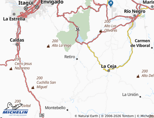 Carte MICHELIN Retiro - ViaMichelin