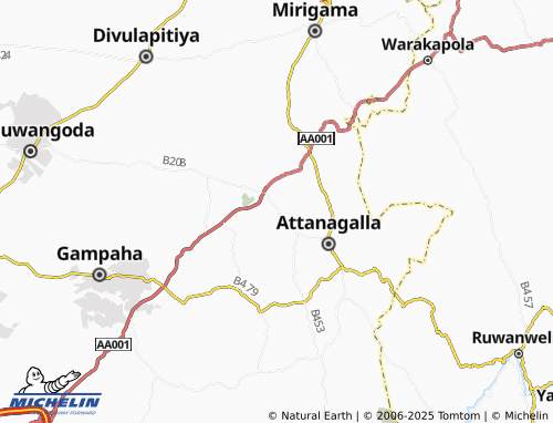 Carte MICHELIN Maduwegedara - ViaMichelin