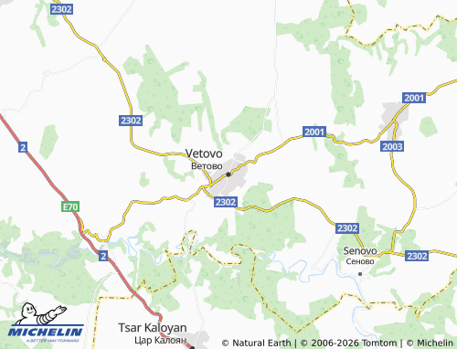 Mappa MICHELIN Vetovo - ViaMichelin