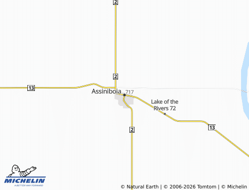 Mappa MICHELIN Assiniboia - ViaMichelin