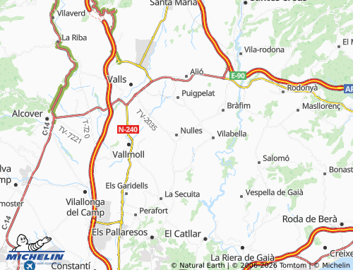 Mapa MICHELIN Nulles - ViaMichelin