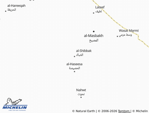 MICHELIN-Landkarte al-Shibbak - ViaMichelin