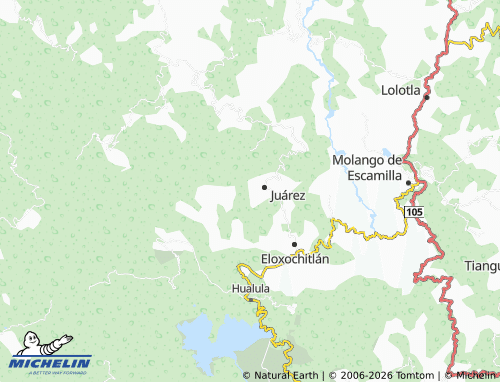 MICHELIN De La Cruz map - ViaMichelin