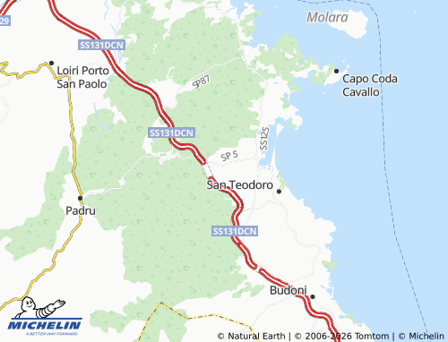 Mapa MICHELIN Lu Lioni - ViaMichelin