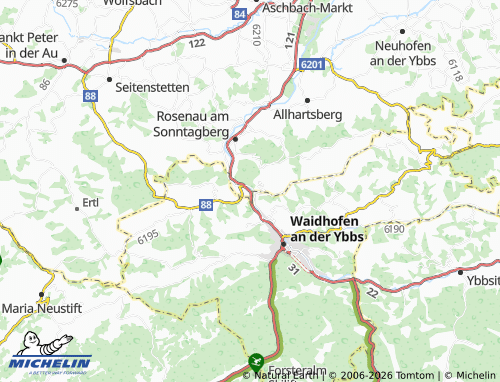 MICHELIN Böhlerwerk map - ViaMichelin