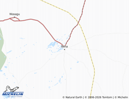 MICHELIN Bena map - ViaMichelin
