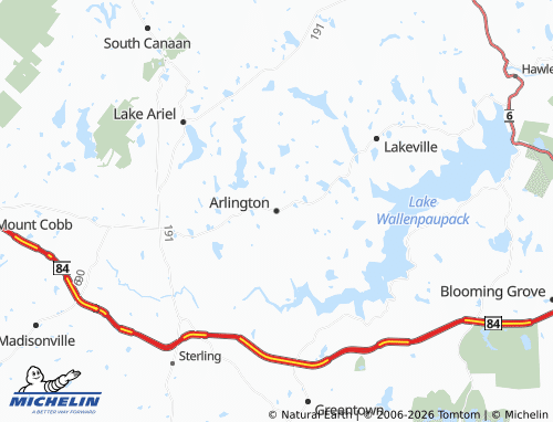 Kaart MICHELIN Arlington - ViaMichelin