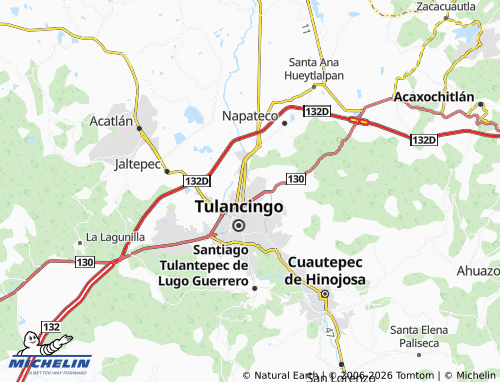 MICHELIN Nuevo Tulancingo map - ViaMichelin