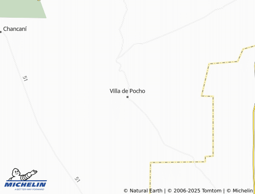 MICHELIN Villa de Pocho map - ViaMichelin