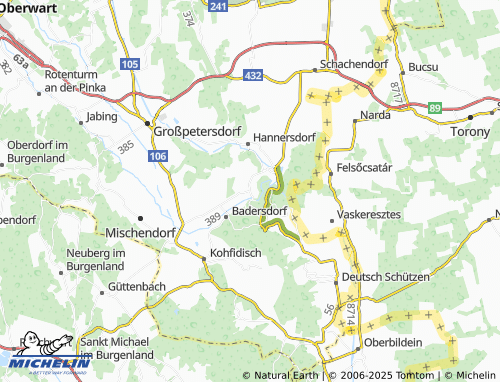 MICHELIN Woppendorf map - ViaMichelin