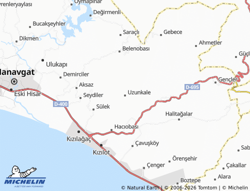 Mappa MICHELIN Uzunkale - ViaMichelin
