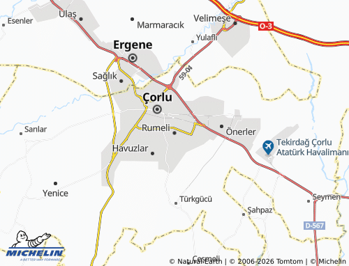 Mappa MICHELIN Rumeli - ViaMichelin