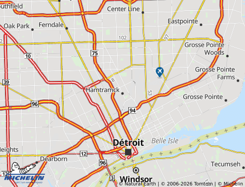 Mappa MICHELIN Hamtramck - ViaMichelin