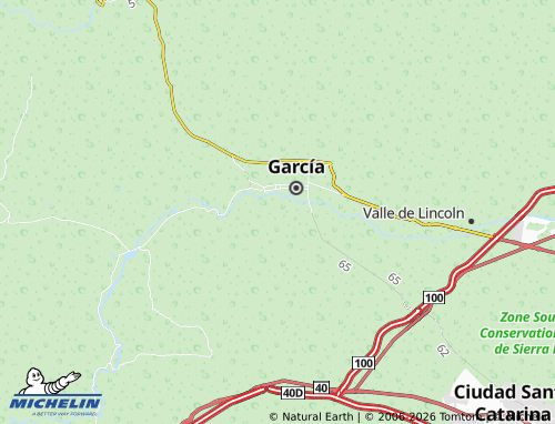 MICHELIN División del Norte map - ViaMichelin