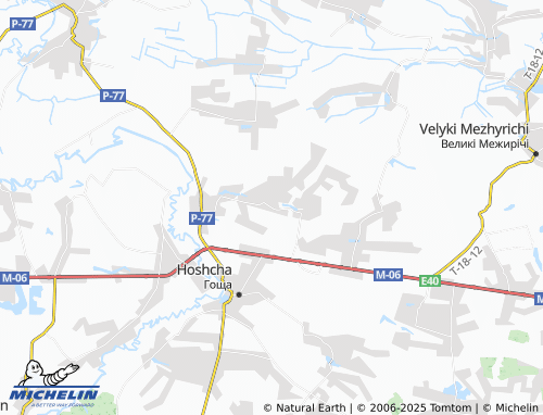 MICHELIN Krasnosillia map - ViaMichelin