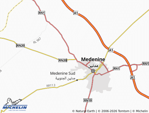 Kaart MICHELIN Matmour - ViaMichelin