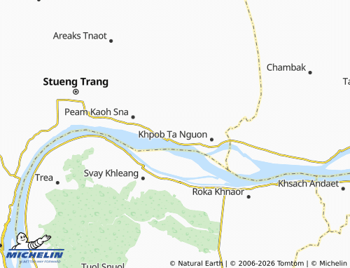 Mapa MICHELIN Preah Andoung - ViaMichelin