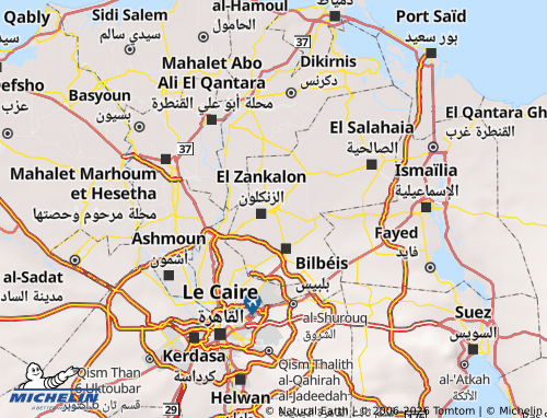 Mapa MICHELIN al-Sharqiyyah - ViaMichelin