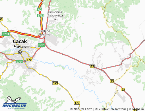 Carte MICHELIN Mojsinje - ViaMichelin