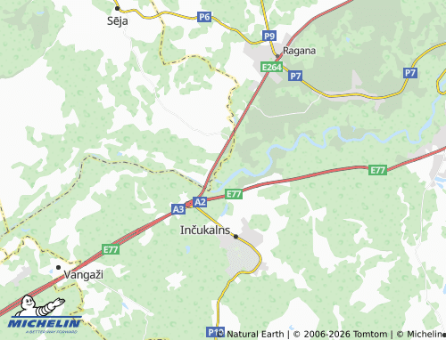 Mapa MICHELIN Murjāņi - ViaMichelin